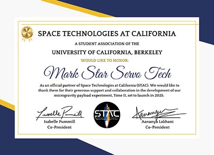 UC Berkeley grants an honorary certificate to MKS